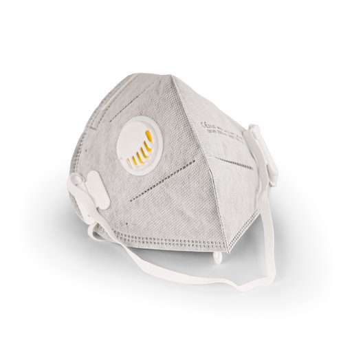 Dammskydd Filtermask FFP-2 Grå Ventil