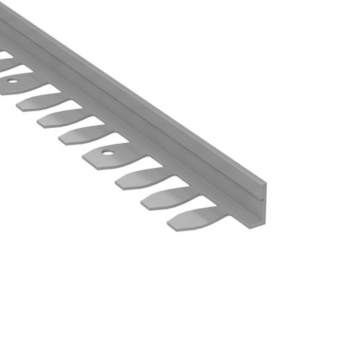 Expansionslist 12,5 mm Pvc Grå 250 cm