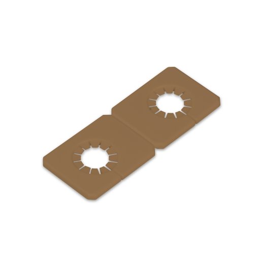 Täckbricka Duo-Täck 15-22 mm Brun