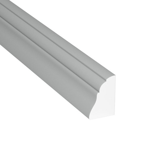 Smyglist Grå Plast 10 x 15 mm