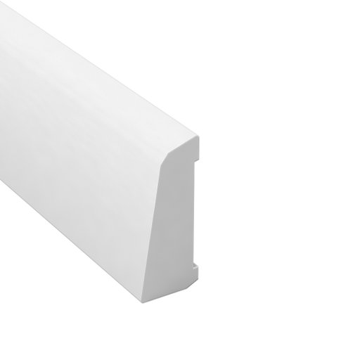 Smyglist Vit Plast 10 x 25 mm