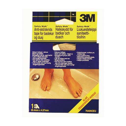 Halkskyddstejp transparent