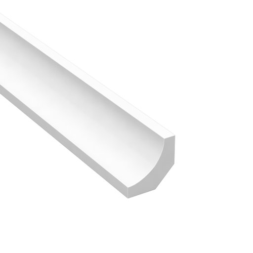 Hålkälslist Vit 21 x 21 mm