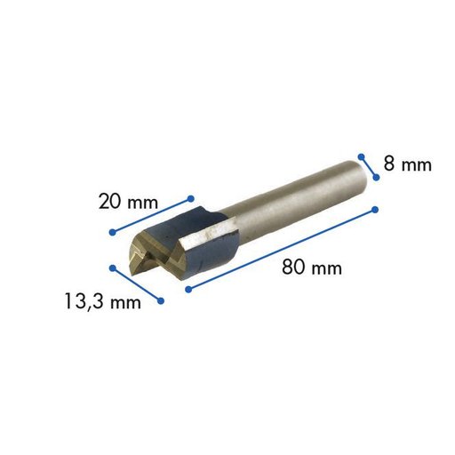 Notfräs 13,3 mm till Planet tröskel