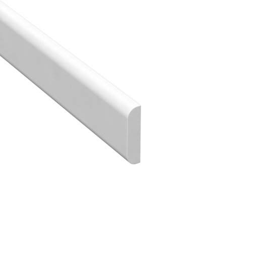 Täcklist Vit Plast 5 x 21 mm