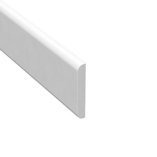 Täcklist Vit Plast 5 x 33 mm