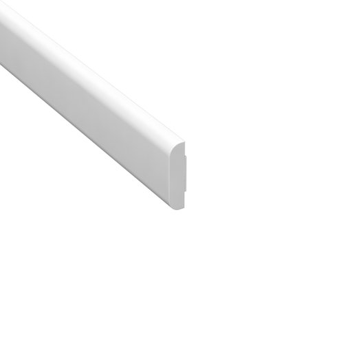 Täcklist Vit Plast 5 x 21 mm