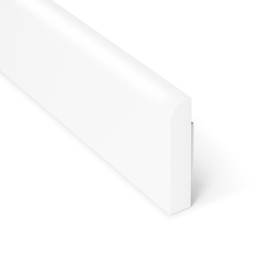 Täcklist Vit Plast 5 x 21 mm