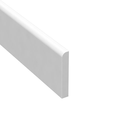 Täcklist Vit Plast 5 x 33 mm