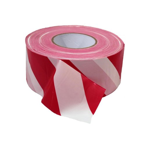 Avspärrningsband Röd/Vit 500 m