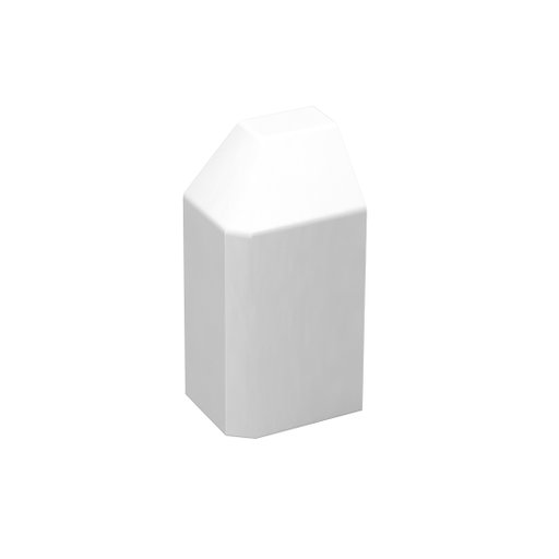 Ändstycke Universal Rörsockelsystem Vit