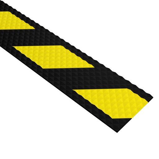 Inlägg DiamondTred Checkered Yellow/Black 40 mm