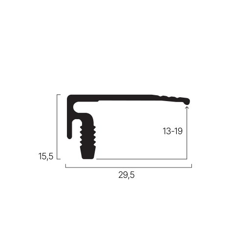 Tröskellist SY 12 Guld