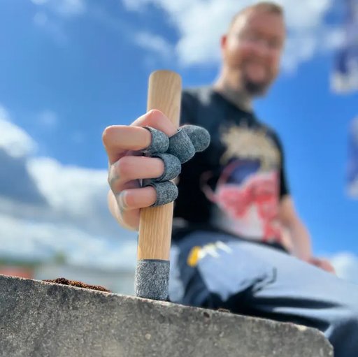 Möbeltass Hylsa Filt Grå 16 mm