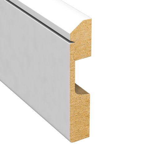 Golvsockel Kanal-list Vit