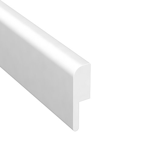 Kakellist Slät Vit MDF 55 mm