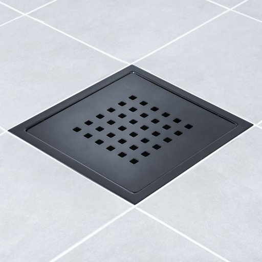 Golvbrunnssil Stockholm Lux Svart