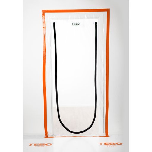 Dammskydd Blixtlåsdörr U