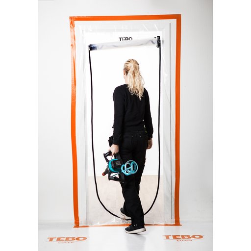 Dammskydd Blixtlåsdörr U