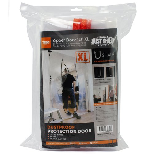 Dammskydd Blixtlåsdörr U XL