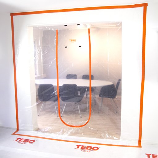 Dammskydd Blixtlåsdörr U XL