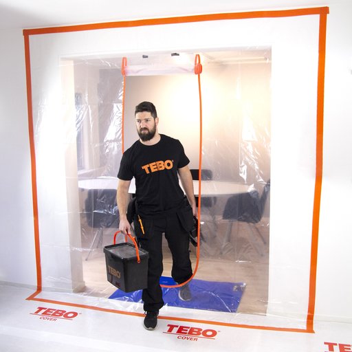 Dammskydd Blixtlåsdörr U XL