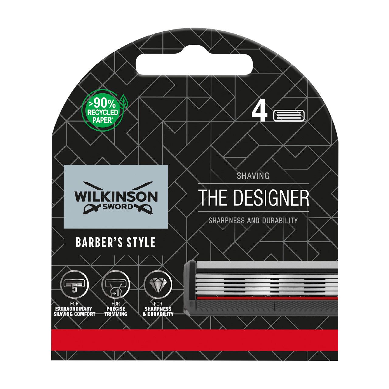 Barber's Style Designer blader 4pk