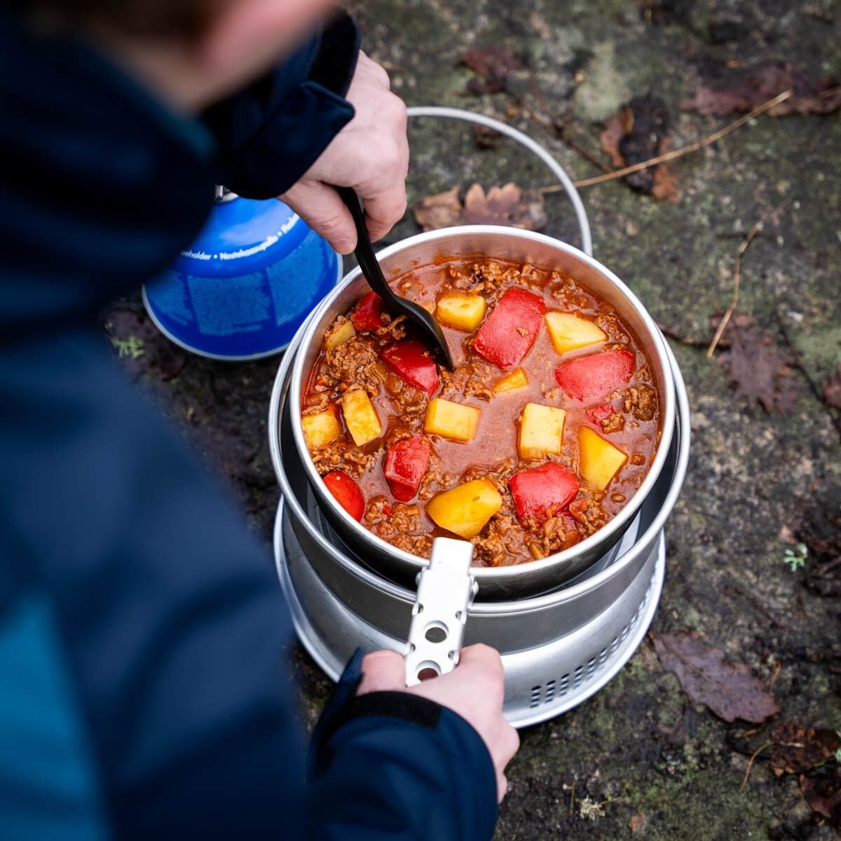 Recept på gulaschgryta på stormkök