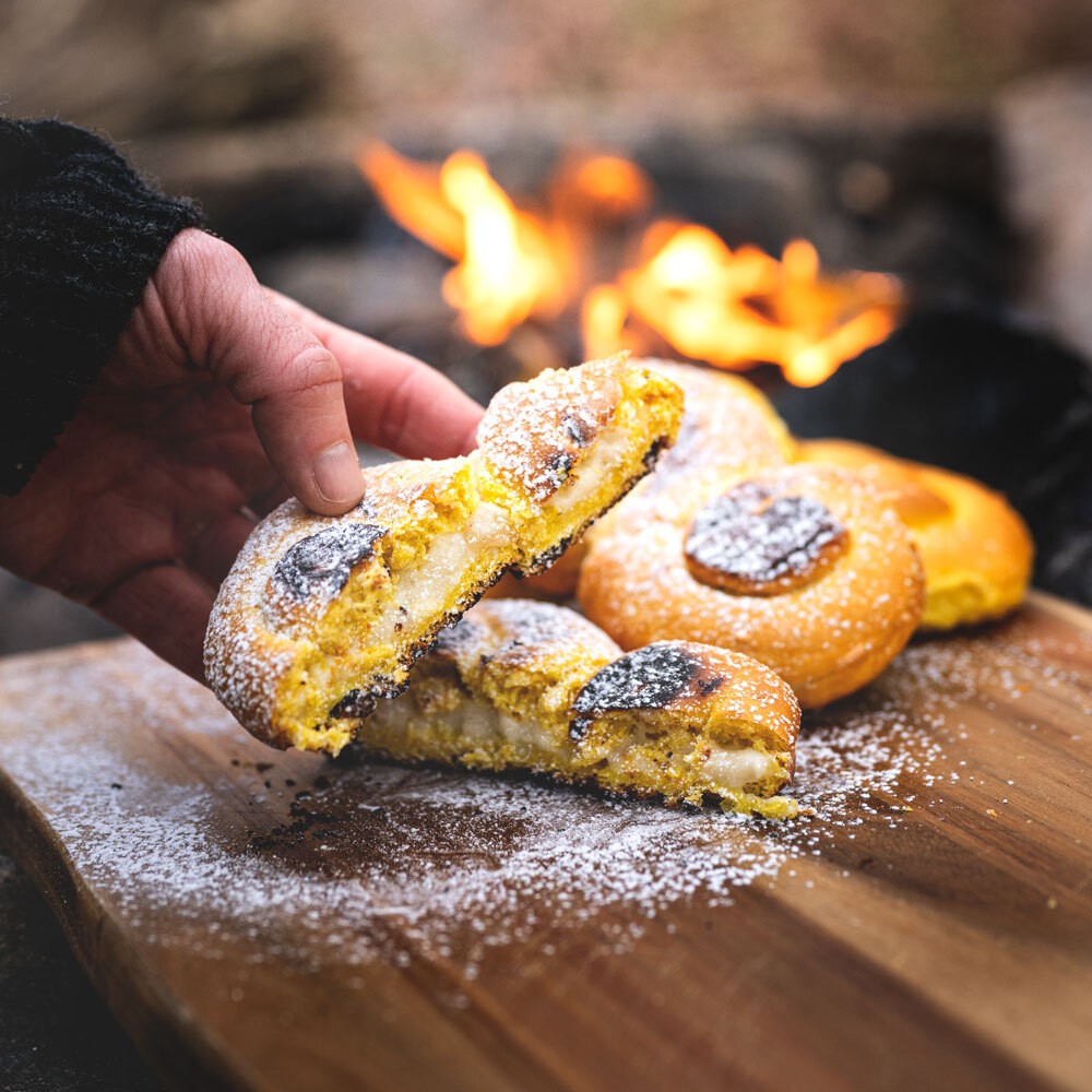 Recept för lussebulletoast i grilljärn