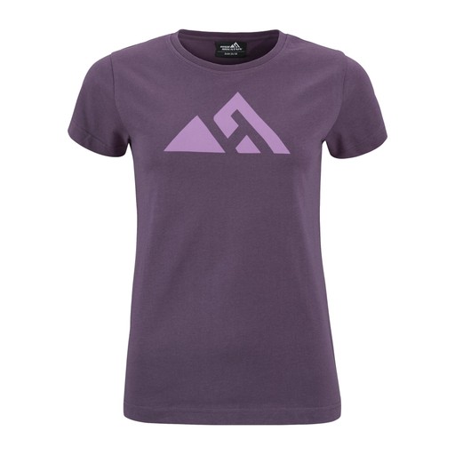 T-shirt LOGO Dam Mörklila