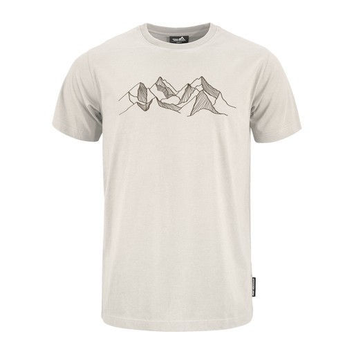 T-shirt High Mountain Herr Offwhite