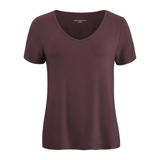 T-shirt Bambu Dam Plommon