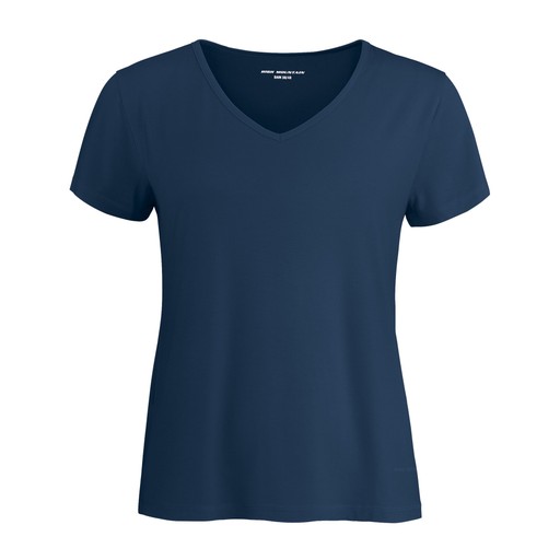T-shirt Bambu Dam Marinblå
