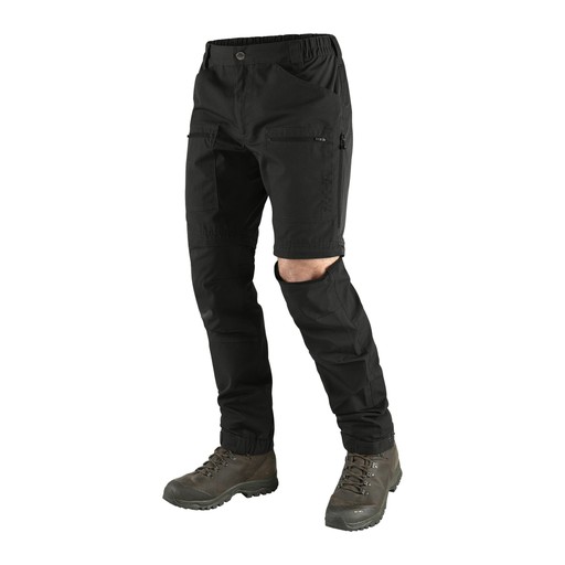 Fritidsbyxa Trekking Zip-off TC/4W Herr Svart