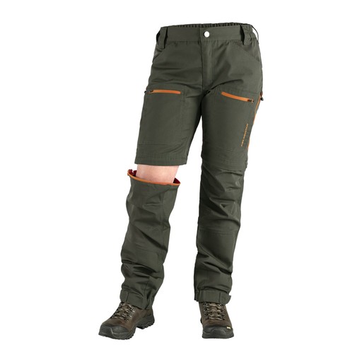 Damen Outdoorhose Trekking Zip-off TC/4W Damen Outdoorhose Trekking Zip-off TC/4W Grün