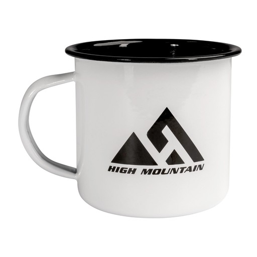 Emaljmugg High Mountain Vit