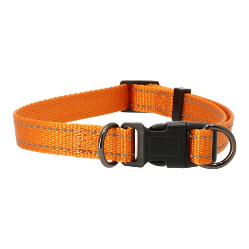 Dogman Verstellbares Halsband Iris 10 mm Dogman Verstellbares Halsband Iris 10 mm Orange