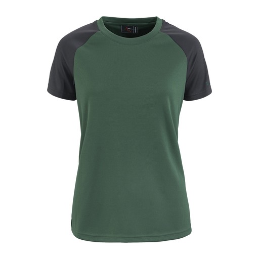 Dame Funktions T-shirt Mørkegrøn Mørkegrøn