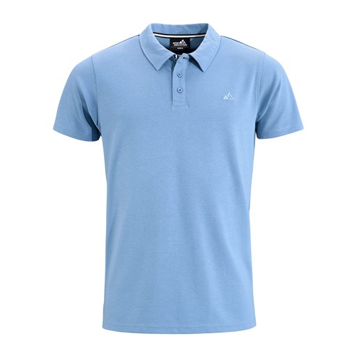 Herre Quick dry poloshirt Lyseblå