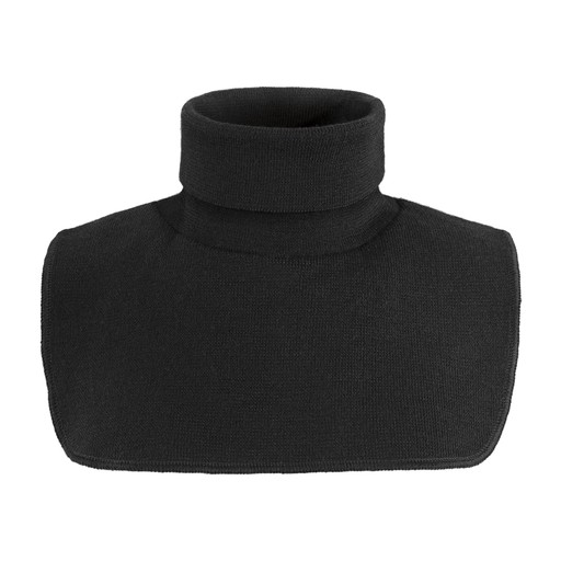 Rollkragenschal Merinowolle Rollkragenschal Merinowolle Schwarz