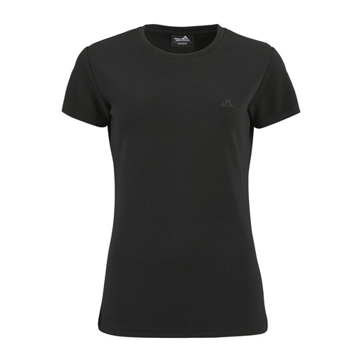 Damen Quick-Dry T-Shirt Schwarz
