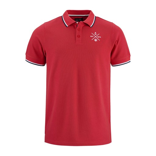 Herre Poloshirt Dyrön Herre Poloshirt Dyrön Rød