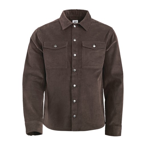 Herren Overshirt Cord Herren Overshirt Cord Dunkelbraun