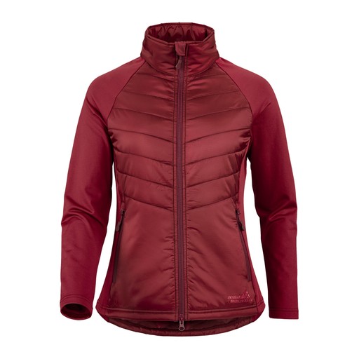 Damen Hybridjacke Trysil Damen Hybridjacke Trysil Dunkelrot