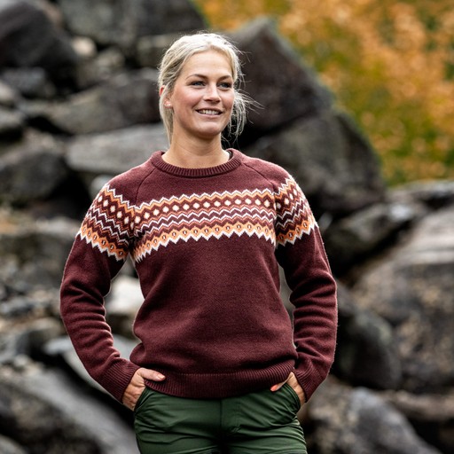 Ulltröja Brydal Dam Ulltröja Brydal Dam Mörkröd