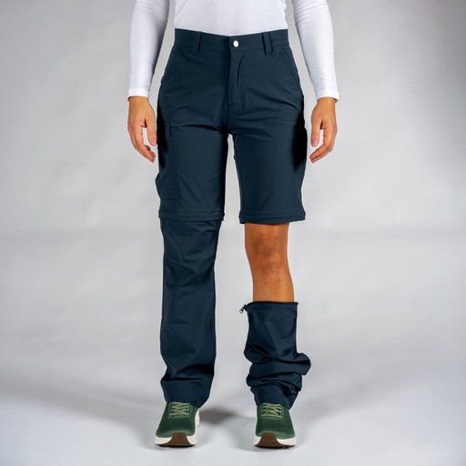 Dame Outdoor bukser Lindö Zip-off Dame Outdoor bukser Lindö Zip-off Mørkeblå