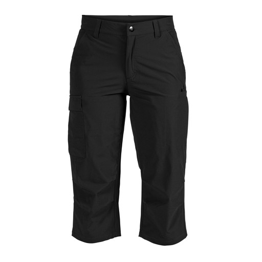 Damen 3/4-Outdoorhose Lindö Schwarz