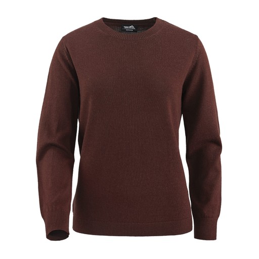 Damen Pullover Risnäs Merinowolle Damen Pullover Risnäs Merinowolle Dunkle Terrakotta