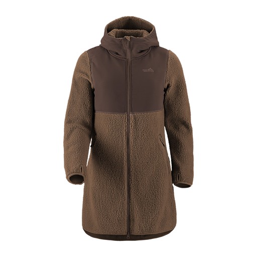 Damen Hybrid-Fleecemantel Vänga Damen Hybrid-Fleecemantel Vänga Braun