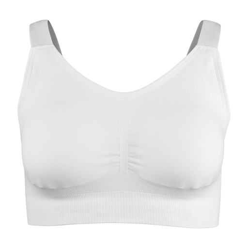 Damtopp med knäppning bak Seamless Damtopp med knäppning bak Seamless Vit